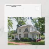 Carte Postale Le Président Eisenhower Boyhood Home, Abilene, le (Devant / Derrière)