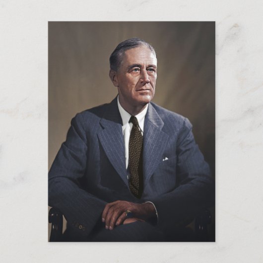 Carte Postale Le président Franklin D. Roosevelt (Devant)