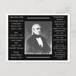 Carte Postale Le président James K Polk