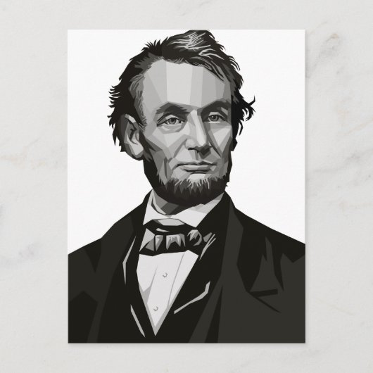 Carte Postale Le président Lincoln (Devant)