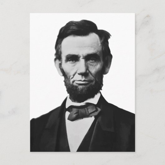 Carte Postale Le président Lincoln (Devant)