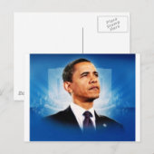 Carte Postale Le président Obama (Devant / Derrière)