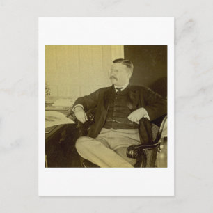 Carte Postale Le président Roosevelt à son bureau à la Maison Bl