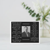 Carte Postale Le président Theodore Roosevelt (Debout devant)