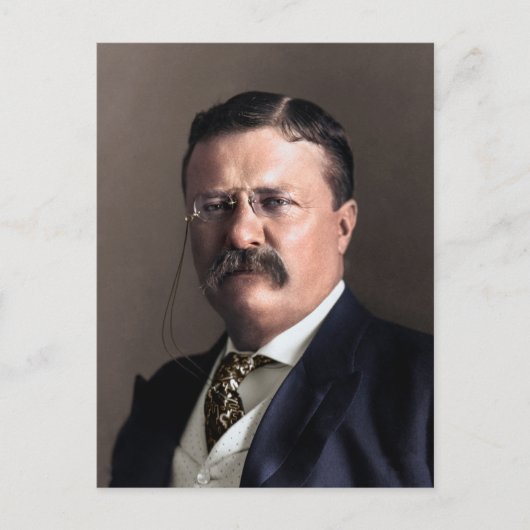 Carte Postale Le président Theodore Roosevelt (Devant)