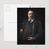 Carte Postale Le président Theodore Roosevelt (Devant / Derrière)