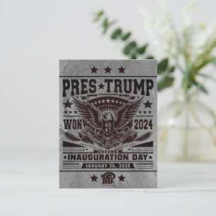 Carte Postale Le président Trump a gagné 2024