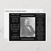 Carte Postale Le Président Ulysse S Grant (Devant / Derrière)