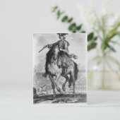 Carte Postale Le Prince Charles Edward Stuart à la bataille (Debout devant)