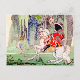 Carte Postale Le prince de Kay Nielsen charmant de la beauté dor