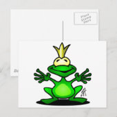 Carte Postale Le prince de la grenouille (Devant / Derrière)