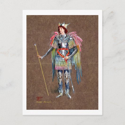 Carte Postale Le Prince des Fées, du 'Snowman' (Devant)