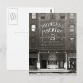 Carte Postale Le Princess Theatre, 1910 (Devant / Derrière)
