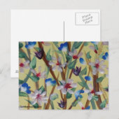 Carte postale - "Le printemps a sprung" (Devant / Derrière)