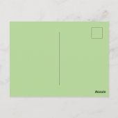 Carte Postale Le printemps a Sprung Feuilles verts (Dos)