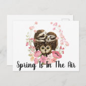 Carte Postale Le Printemps Est Dans L'Air (Devant / Derrière)