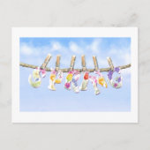 Carte Postale Le printemps est là (Devant)