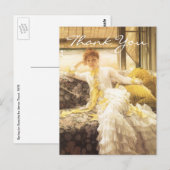 Carte Postale Le printemps ou la mer de Tissot (Devant / Derrière)