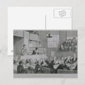 Carte Postale Le procès à l'Old Bailey, plaque 5 de 'The Drunk (Devant / Derrière)