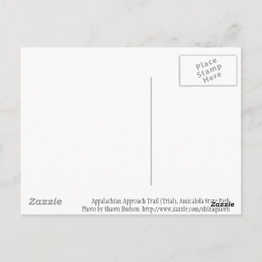 Carte Postale Le procès des Appalaches ... (Dos)