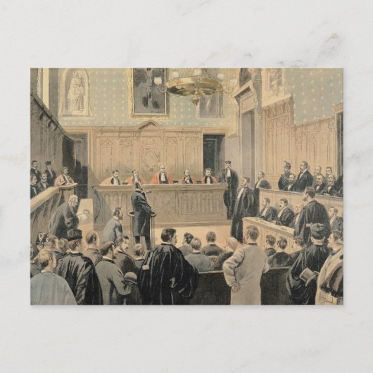 Carte Postale Le procès Panama (Devant)