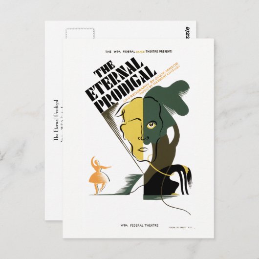 Carte Postale Le prodigue éternel (Devant / Derrière)