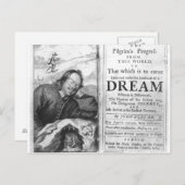 Carte Postale Le progrès du pèlerin' (Devant / Derrière)