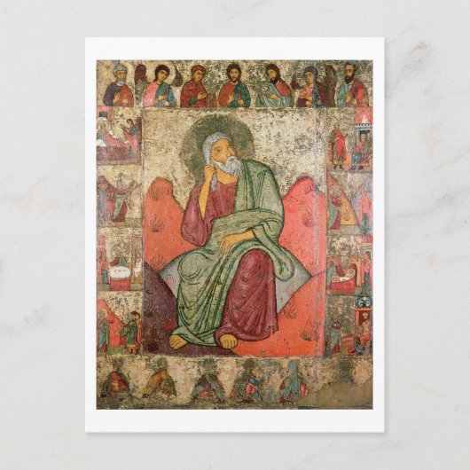 Carte Postale Le Prophète Elijah, École Pskov (panel) (Devant)