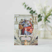 Carte Postale Le prophète Joel par Michel-Ange Unterberger (Debout devant)