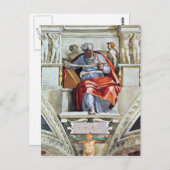 Carte Postale Le prophète Joel par Michel-Ange Unterberger (Devant / Derrière)