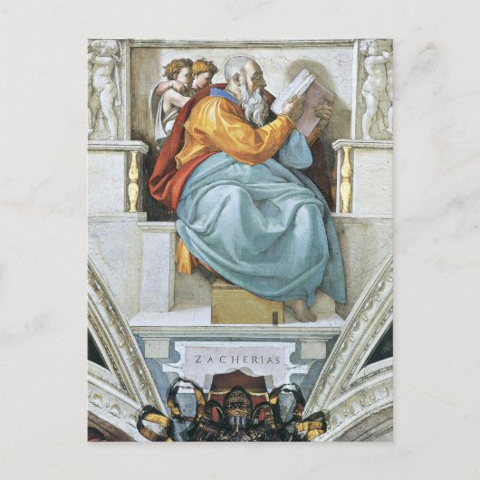 Carte Postale Le prophète Zacharias (Devant)