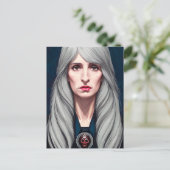 Carte Postale Le Protector Elder Witch Art Imaginaire peinture (Debout devant)