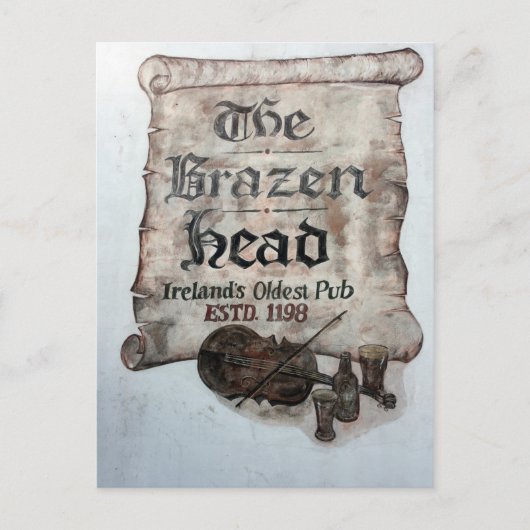 Carte Postale Le pub Brazen Head, Dublin, Irlande (Devant)