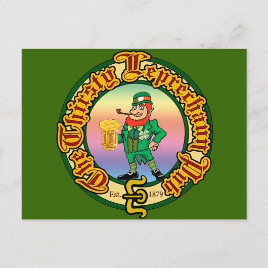 Carte Postale Le pub du lutin assoiffé (Devant)