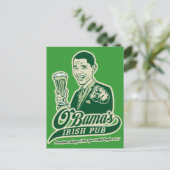 Carte Postale Le pub irlandais d'Obama (Debout devant)