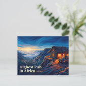 Carte Postale Le pub le plus haut d'Afrique Lesotho (Debout devant)
