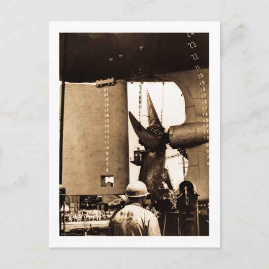 Carte Postale Le puissant Fitz - Rudder & Prop (Devant)