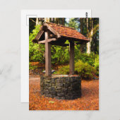Carte Postale Le puits d'automne (Devant / Derrière)