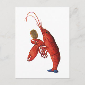 Carte Postale Le quadrille de homard