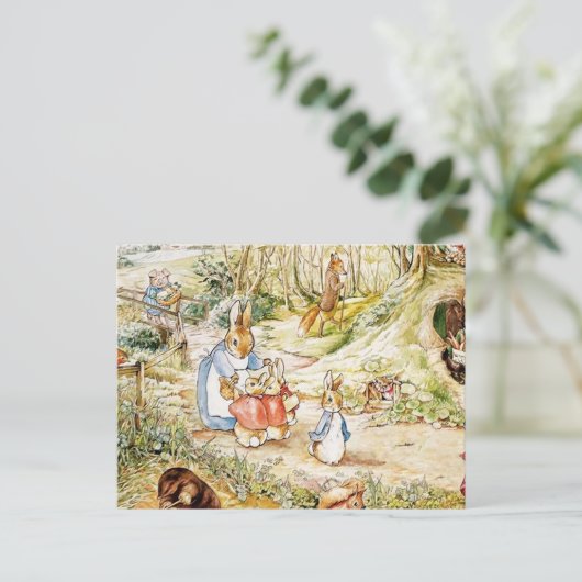 Carte Postale Le quartier de Peter Rabbit par Beatrix Potter (Debout devant)