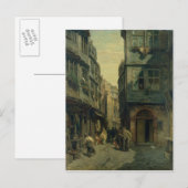 Carte Postale Le quartier juif de Francfort, 1883 (Devant / Derrière)