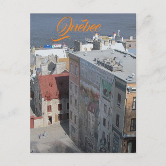 CARTE POSTALE LE QUÉBÉCOIS FRESCO (Devant)