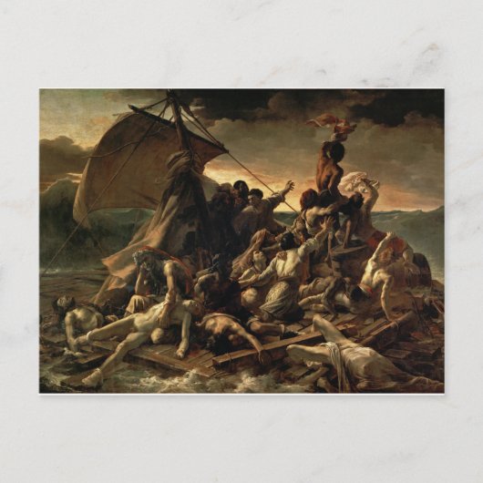 Carte Postale Le radeau de la méduse - Géricault (Devant)