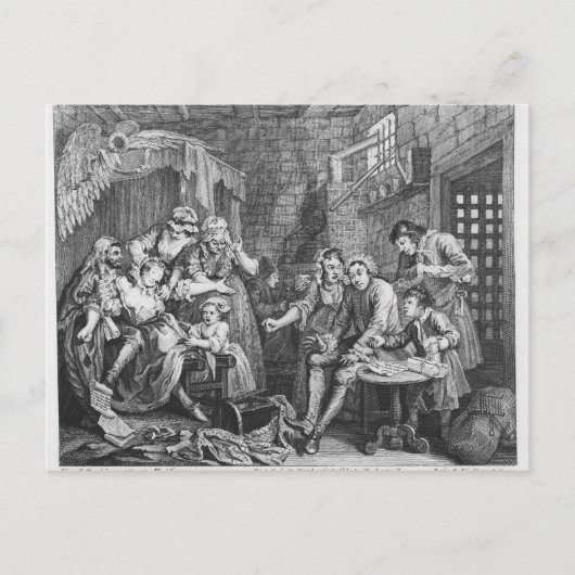 Carte Postale Le Rake en prison (Devant)