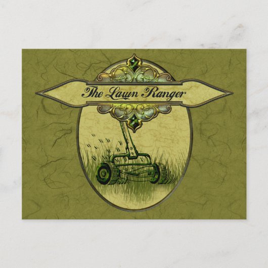 Carte Postale Le Ranger De La Pelouse (Devant)