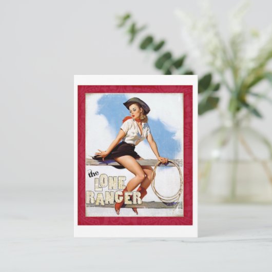 Carte Postale Le Ranger Solitaire (Debout devant)