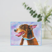 Carte Postale Le Rat Bleu Terrier d'Ellen (Debout devant)