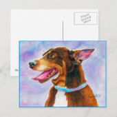 Carte Postale Le Rat Bleu Terrier d'Ellen (Devant / Derrière)