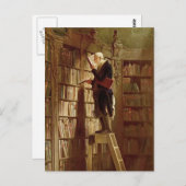 Carte Postale Le rat de bibliothèque (Devant / Derrière)