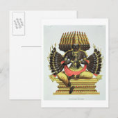 Carte Postale Le Ravana géant (litho coloré) (Devant / Derrière)